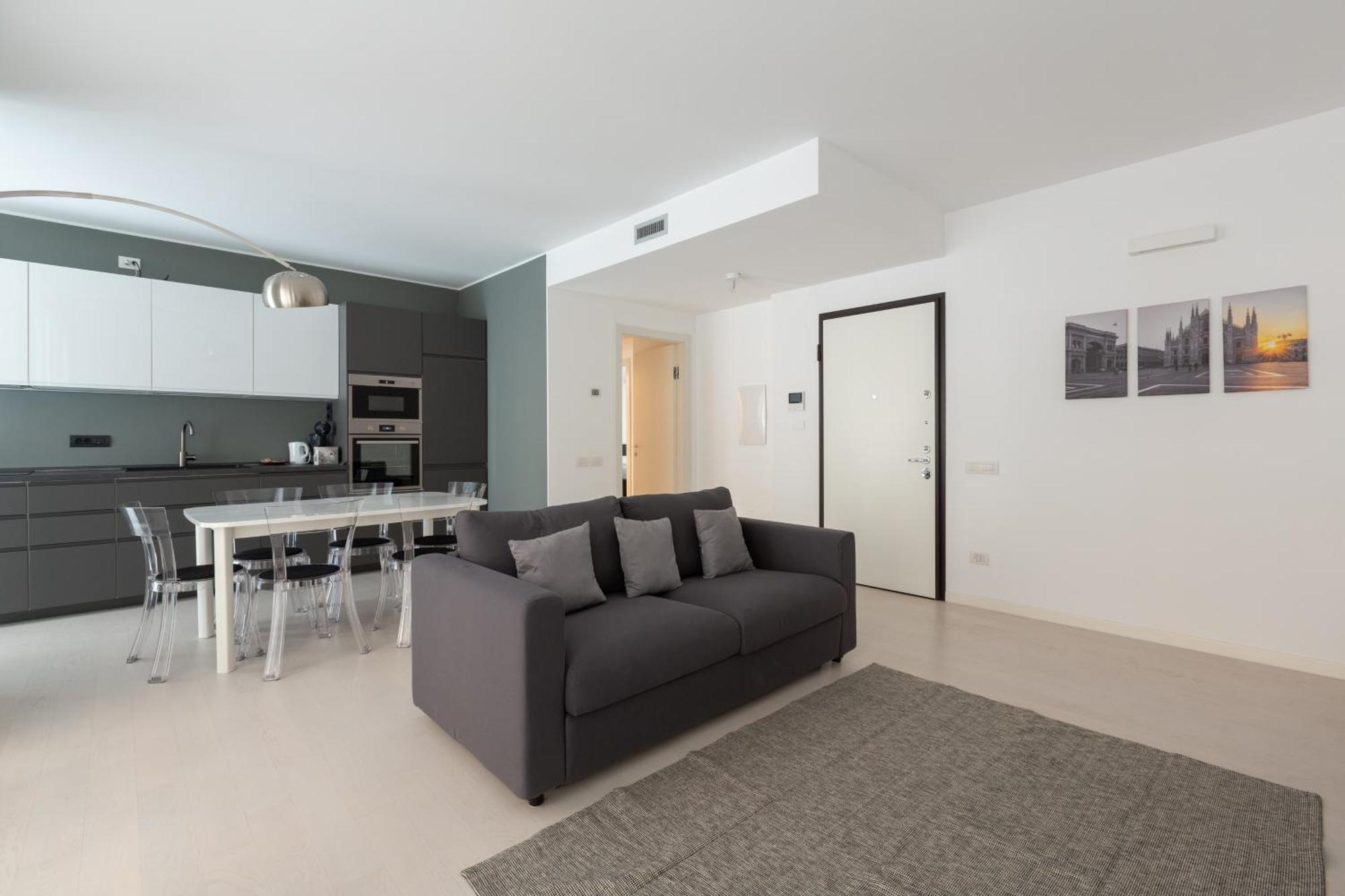 Porta Nuova Bright And Roomy Flat Milan Luaran gambar